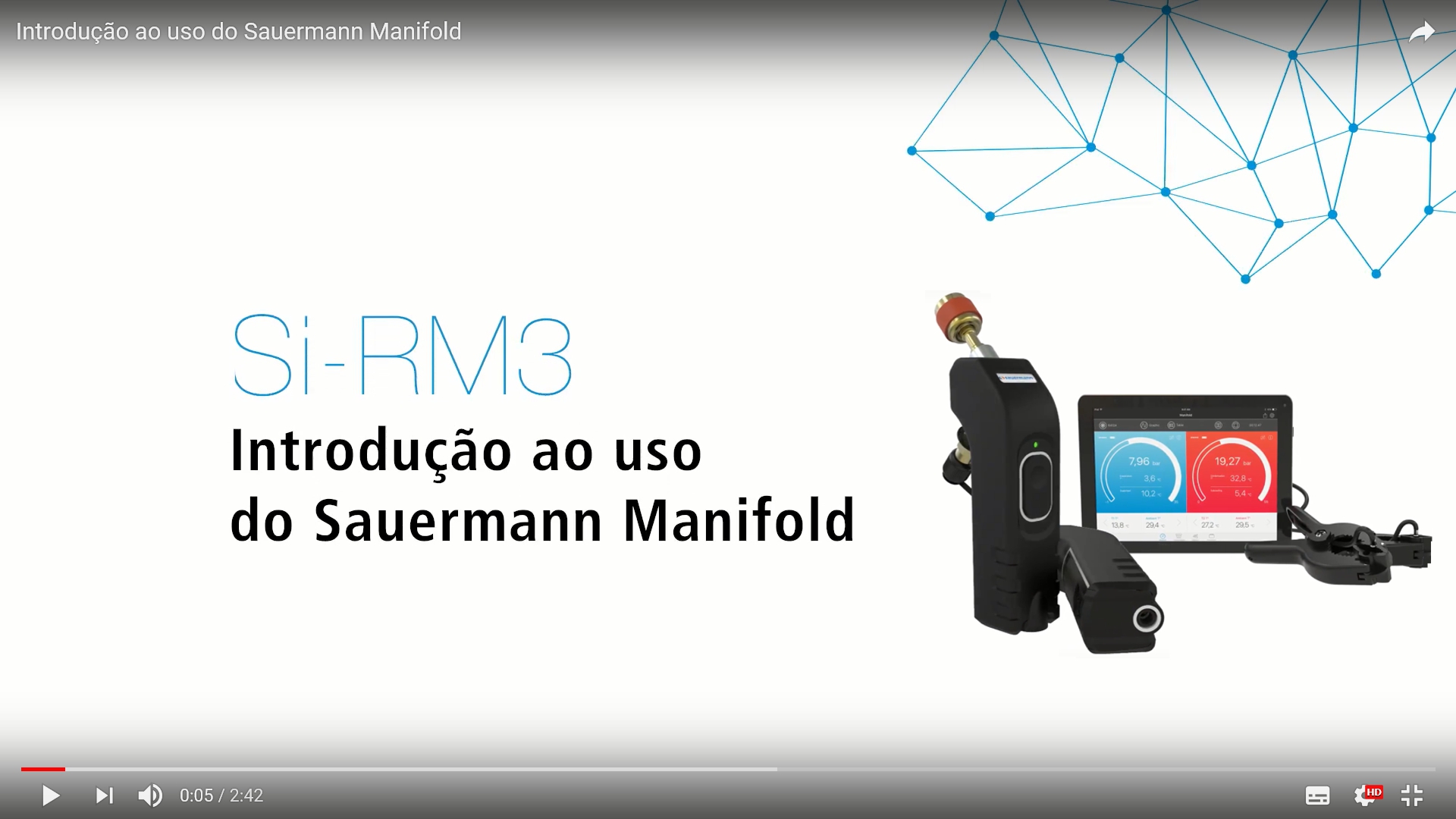 Introdução ao uso dos manifold sauermann KIMO